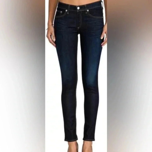 Rag & Bone Dark Wash Skinny  Jeans Size 26 - Picture 1 of 14